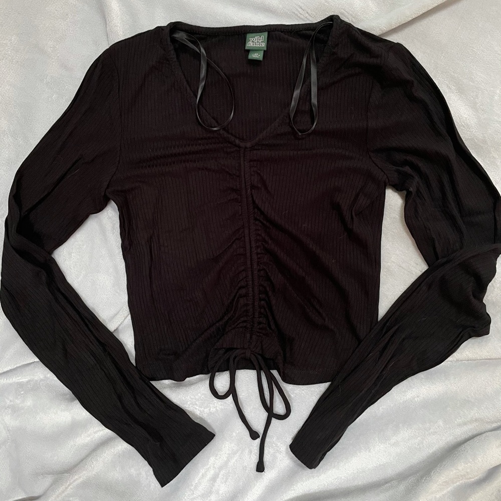Black Crop Top
